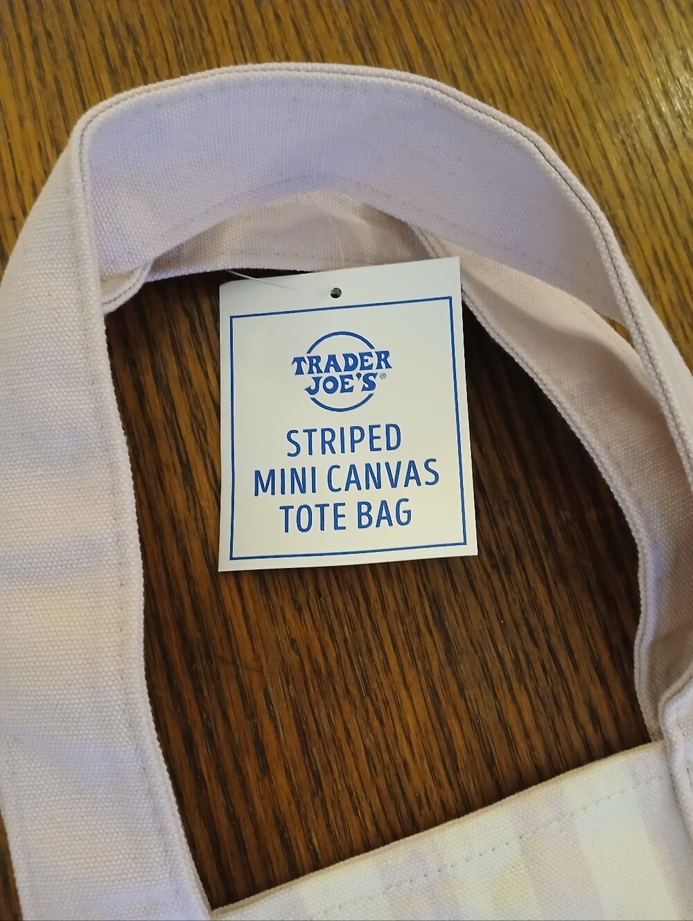 Trader Joe's Mini Tote Spring 2026 Pink - Picture 2 of 3